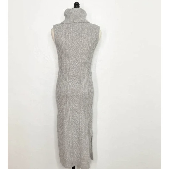 HOUSE of Harlow 1960 Sweater Dress Turtleneck Gray Size M - Picture 3 of 10